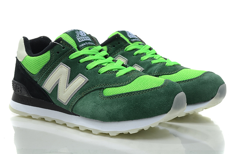 Chaussure New Balance 574 Vert Pas Cher Pour Femme